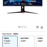 ASUS ROG Strix XG349C Curved Gaming Monitor 34