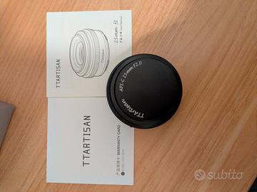 TTArtisan 25 mm f2 Canon rf