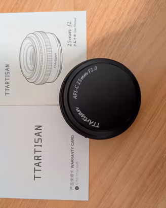 TTArtisan 25 mm f2 Canon rf