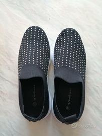 Scarpa bambina nero bianco numero 34 nuova