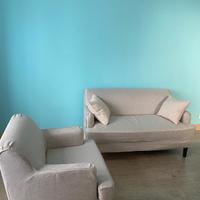 Coppia set Divanetto e Poltroncina nuovi