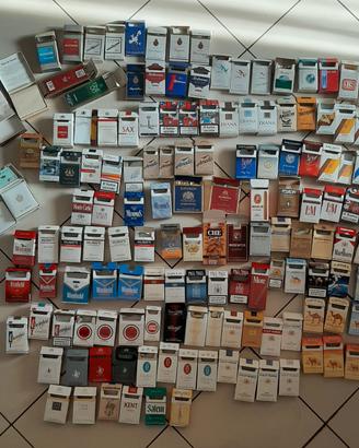 collezione pacchetti vuoti - privi di tabacco