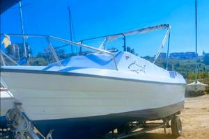 barca open pesca cabina 