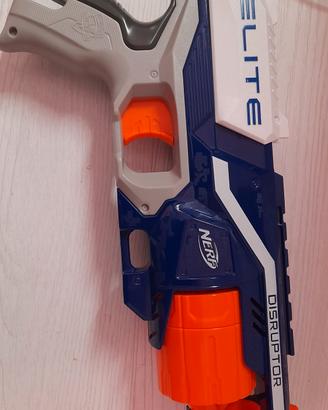 Nerf Elite Disruptor + Ricarica 30 Dardi - Blaster A Tamburo Rotante Per Bambini 8+