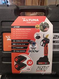 ALTUNA FORBICI DA POTA TAGLIO APIO  2 BATTERIE 21V