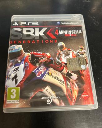 Sony PS3 SBK Generations 4 anni +Fifa09 omaggio
