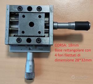 Slitta lineare micrometrica