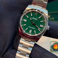 Rolex OP 124300 Verde 2021 41mm Like New Completo