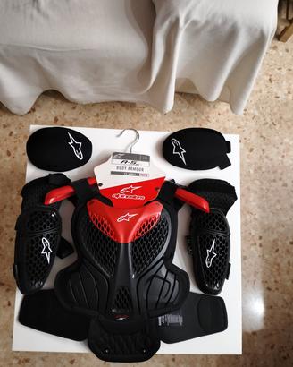 Pettorina da Bambino Moto Cross Enduro Alpinestars