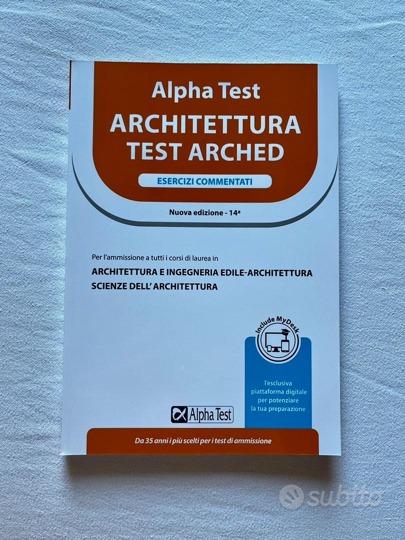 Alpha Test ARCHITETTURA - Libri e Riviste In vendita a Bologna