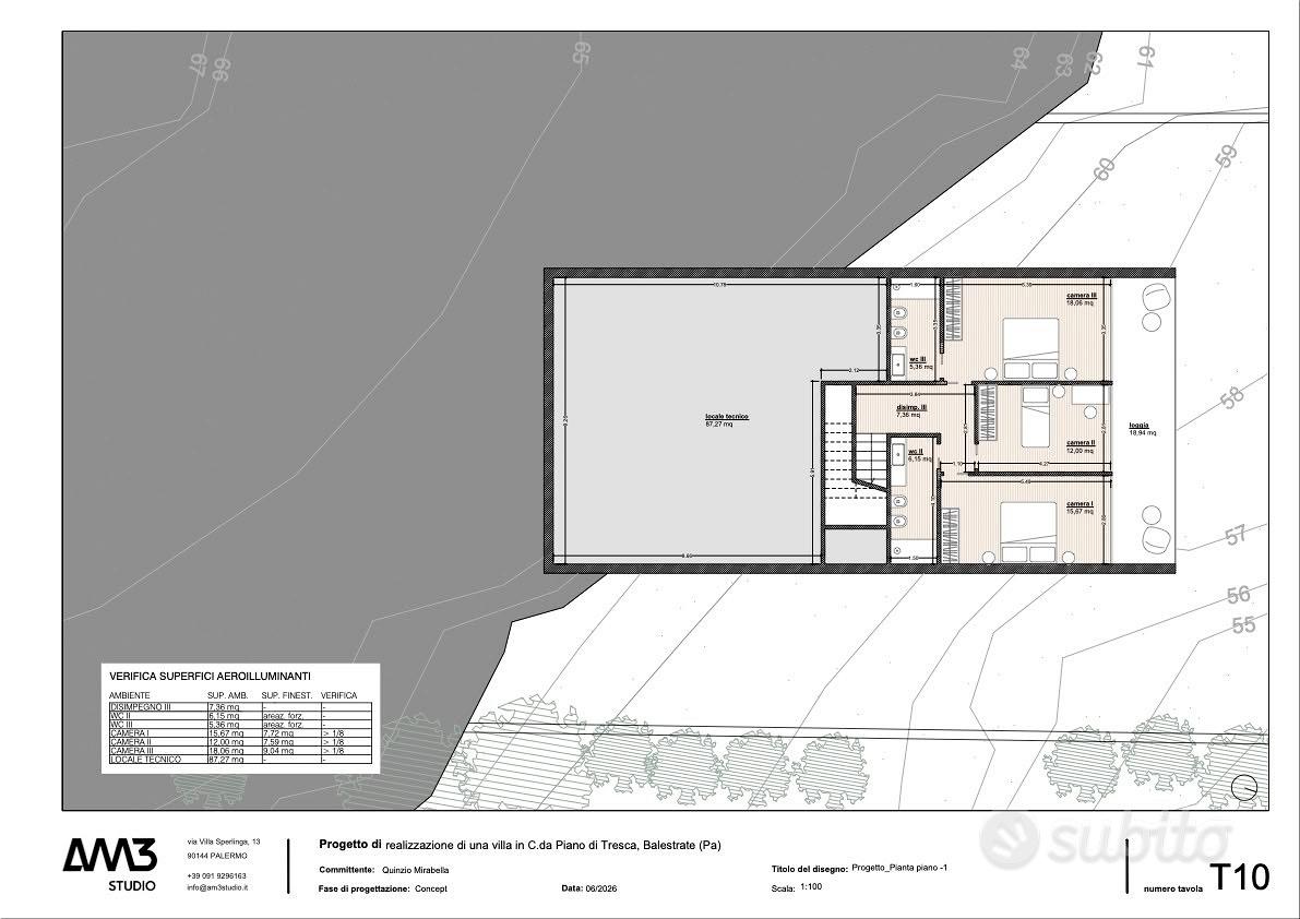 Terreno edificabile vista mare con progetto - Vista 3