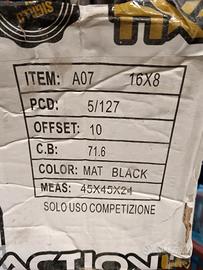 Cerchione in ferro per jeep Wrangler jk