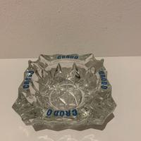 Posacenere pubblicitario in vetro acqua Crodo