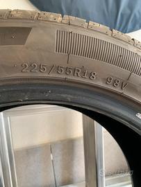 2 gomme estive 225/55 R18 98V