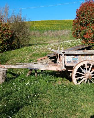 Carro antico in legno