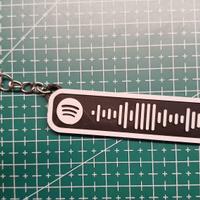 portachiavi spotify in 3d