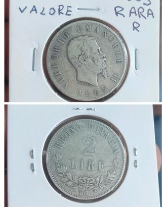 Argento Moneta Rara R Regno d'Italia 1800