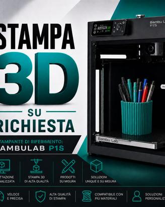 Servizio stampa 3d