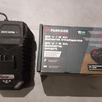 Batteria 8ah e caricatore parkside 