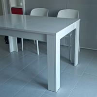 Tavolo Allungabile Bianco 140 x 90 allungabile