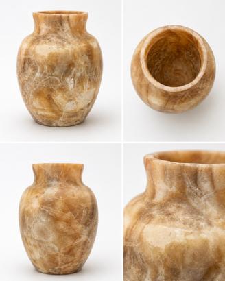 Vaso in alabastro – lavorazione artigianale