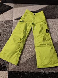 Pantaloni da neve taglia 10 anni DC