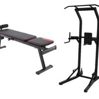 PANCA Regolabile + ATTREZZO MULTIFUNZIONE