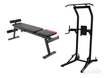 PANCA Regolabile + ATTREZZO MULTIFUNZIONE