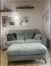 Divano Ricci Casa con pouf contenitore
