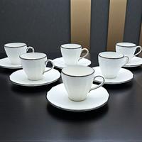 Servizio 6 Tazze Caffè Ginori Duchessa - Virginia