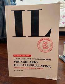 Il vocabolario latino dizionario 4 Edizione *RISTA