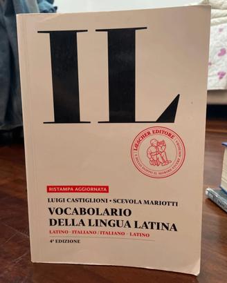 Il vocabolario latino dizionario 4 Edizione *RISTA