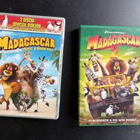 Dvd cartoni animati Madagascar 1 e 2