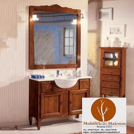 Mobili Rustici In Legno Classico Bagno cod 10706