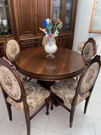 Tavolo rotondo allungabile