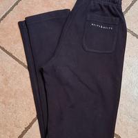 pantaloni ginnastica blu cotone elastico Belfe XS