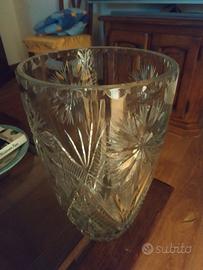 vaso in cristallo 