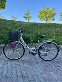 Bicicletta da donna con cestello