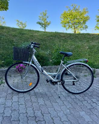 Bicicletta da donna con cestello