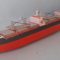 modellino nave da carico sidermar