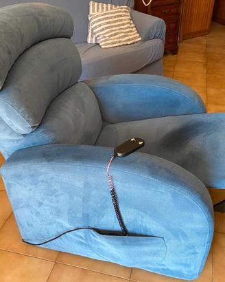POLTRONA RELAX  RECLINABILE  ELETTRICA/SFODERABILE