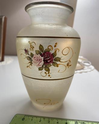 Vaso portafiori decorato