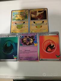 Carte 30 anniversario Pokémon