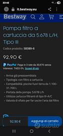 Bestway  pompa piscina