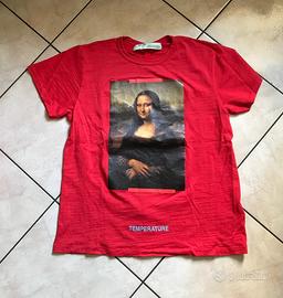 Maglia rossa off white