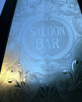Porta bagno pub inglese saloon bar fine 1800
