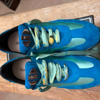 Cesare Paciotti R46 Sneakers Donna 41 Blu/Turchese