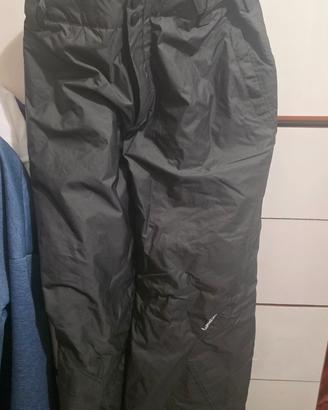 Pantaloni sci uomo colore grigio