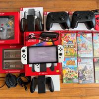 Switch oled retro bundle collezionisti completa