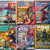 Lotto 6 riviste PlayStation 2 PSmania 2.0 PSM 01/3